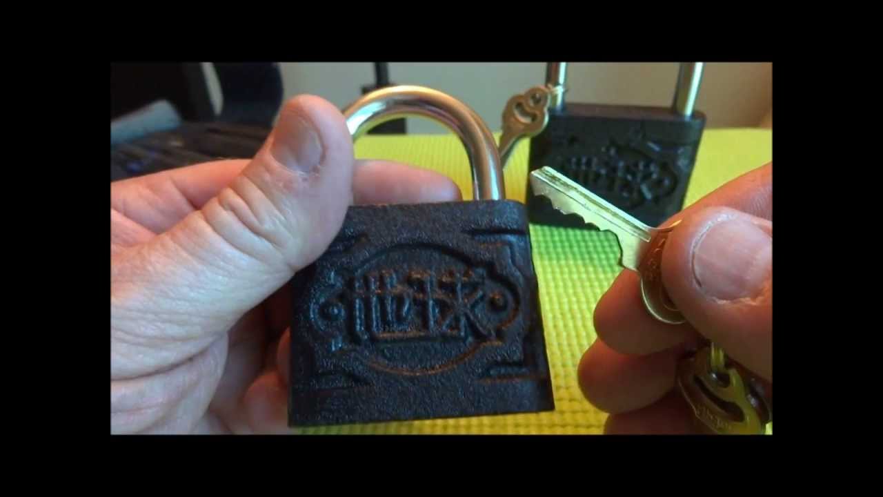 (291) Globe (Chinese) Padlocks Picked, Rocked & Zipped Open – BosnianBill's LockLab