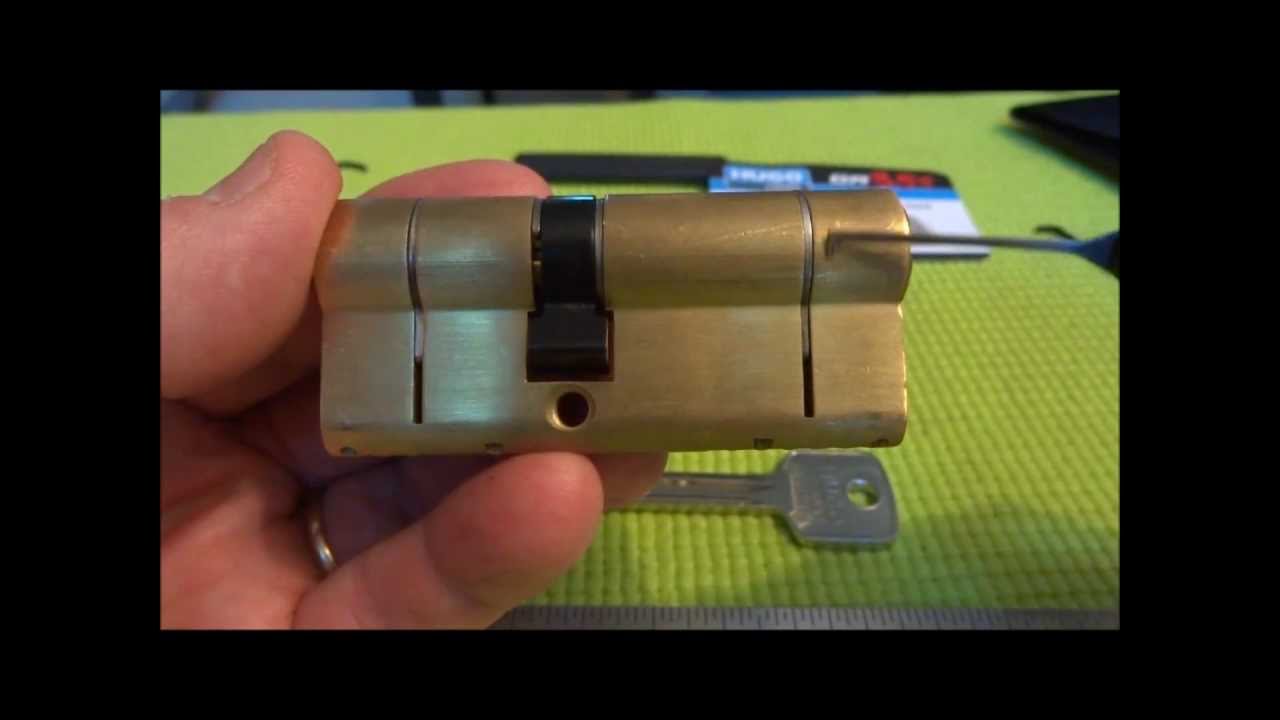 (292) Hugo (German) Euro Cylinder Picked Open – BosnianBill's LockLab