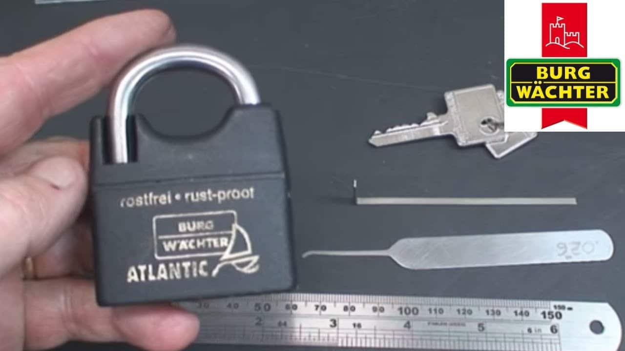 (39) Burg Wächter 217F 50mm Padlock SPP'd – Spools & Mushrooms – BosnianBill's LockLab