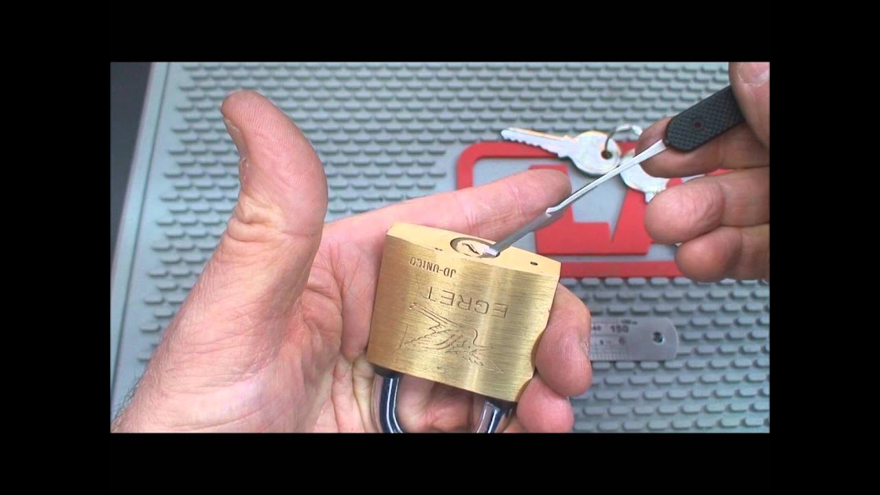 (47) Egret Padlock SPP'd, Rocked, Bypassed and Shimmed. Can you say "Ca ca"? – BosnianBill's LockLab