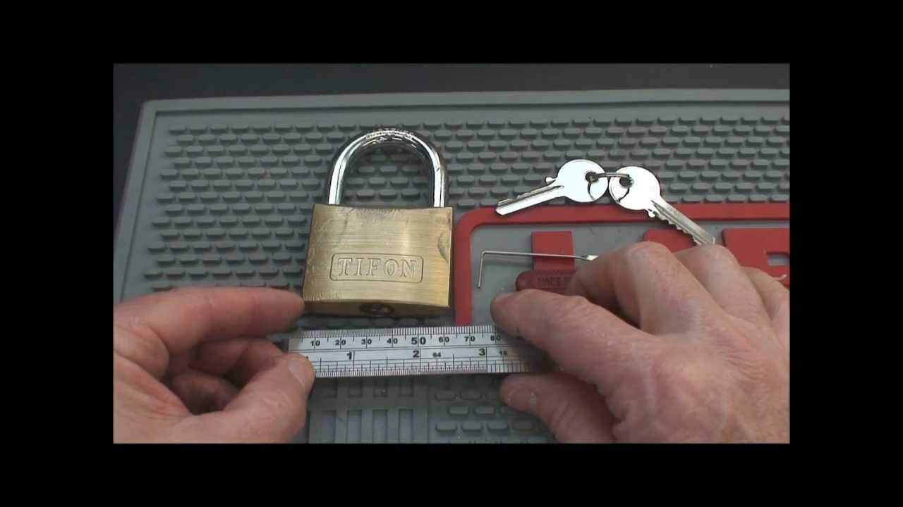 (58) Tifon 60mm Padlock SPP'd (Kind of…) – BosnianBill's LockLab