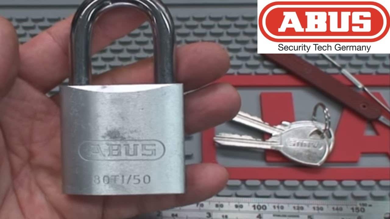 (59) Abus Titalium 80TI/50 Padlock SPP'd (#2) – BosnianBill's LockLab