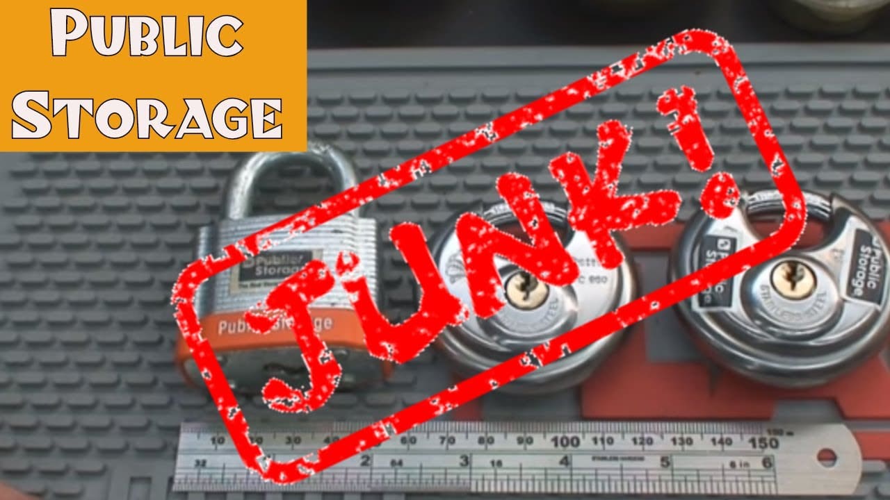 (60) Public Storage Area Padlocks – AVOID THEM!!! – BosnianBill's LockLab