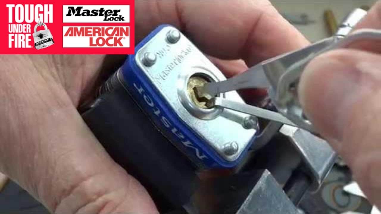 (672) Master Lock: Opened w/Cat Food Can Lid – BosnianBill's LockLab