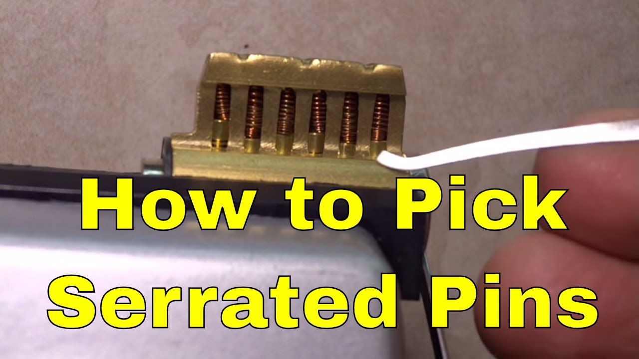 (700) How to Pick Serrated Pins – BosnianBill's LockLab