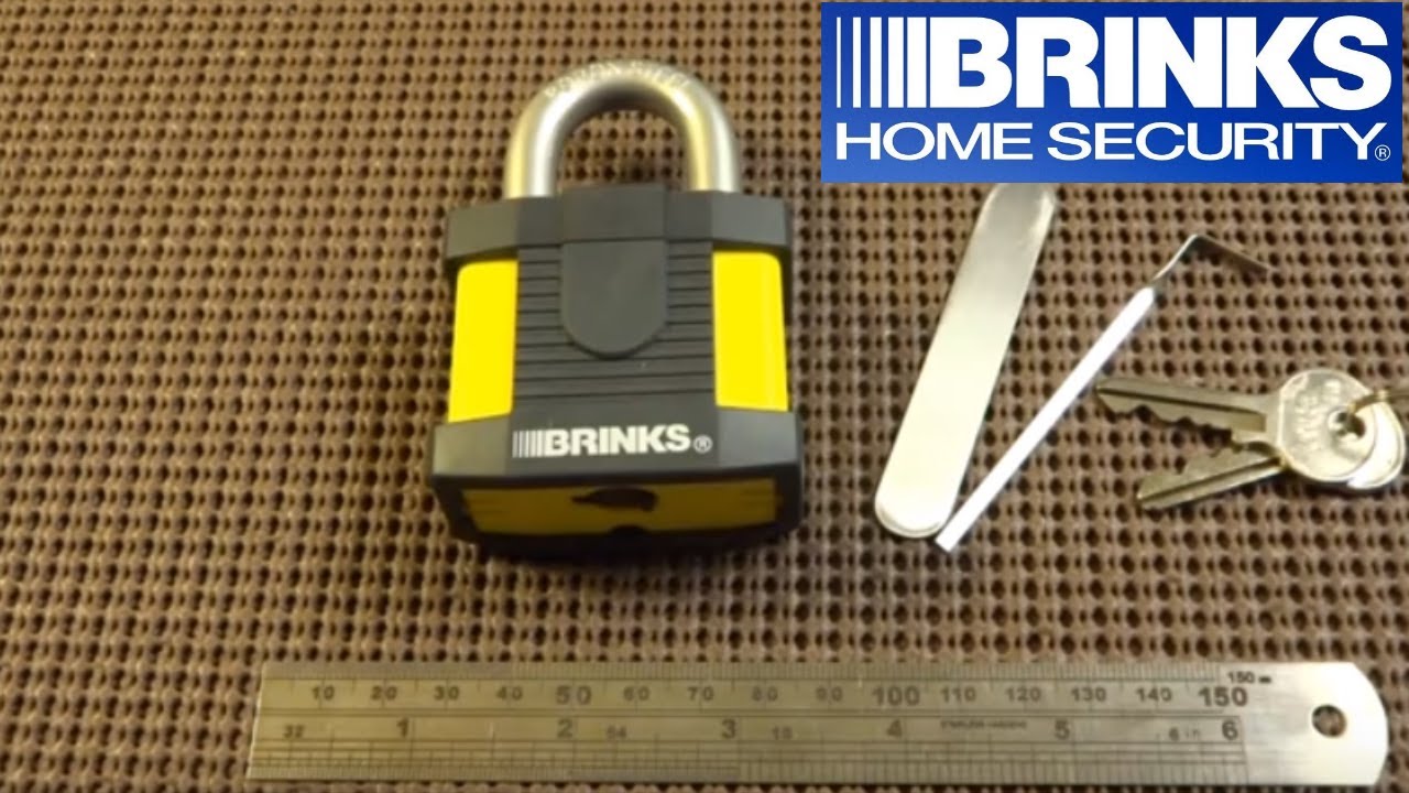 (73) Brinks 50mm Maximum Security Padlock SPP'd – BosnianBill's LockLab