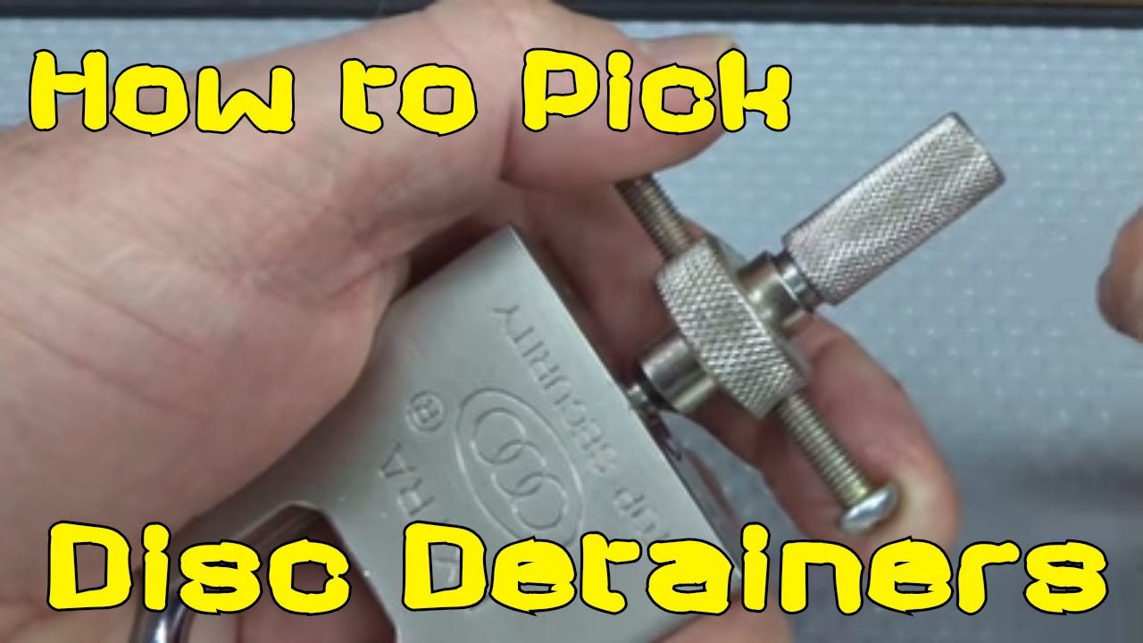 (791) How to Pick Disc Detainer Locks BosnianBill's LockLab