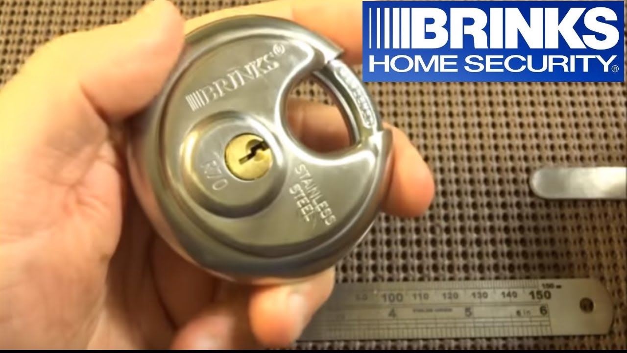 (80) Brinks R70 Maximum Security Disc Padlock SPP'd and Raked – BosnianBill's LockLab