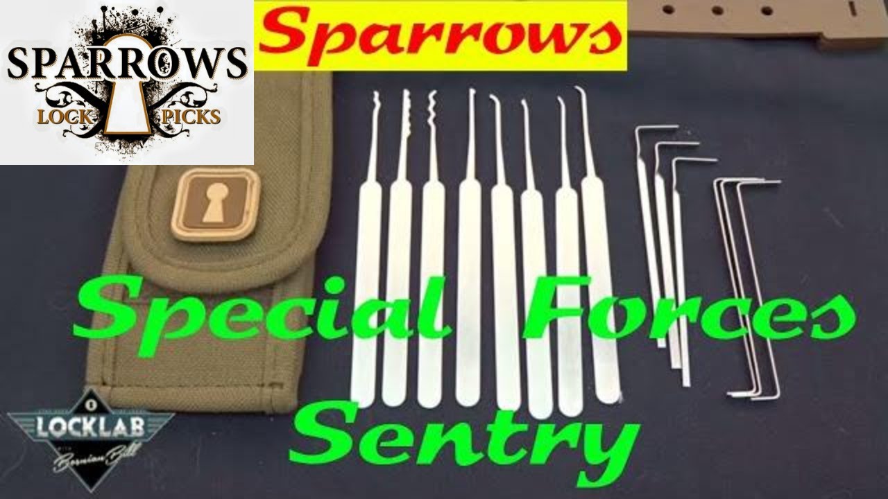 (872) Review: Sparrows SF Edition Sentry Kit – BosnianBill's LockLab