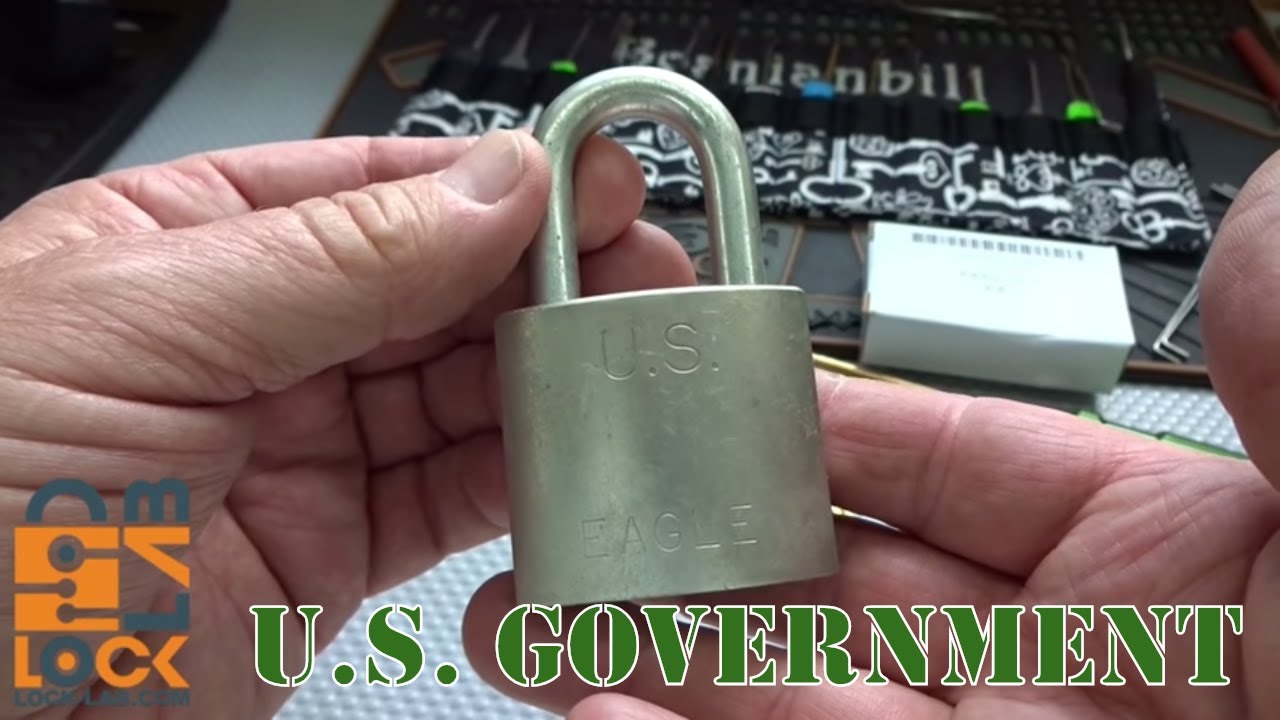 (884) Mystery Eagle Padlock #2 – BosnianBill's LockLab