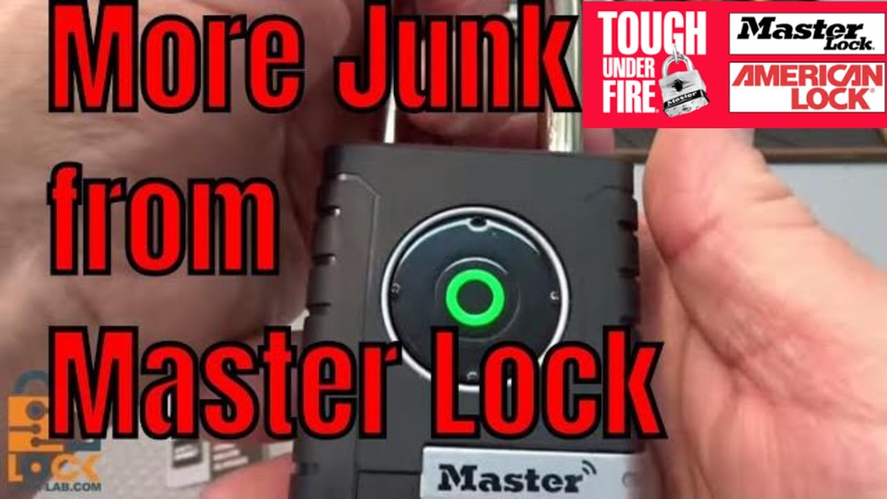 (897) Review: Master Lock's Bluetooth Padlock – BosnianBill's LockLab