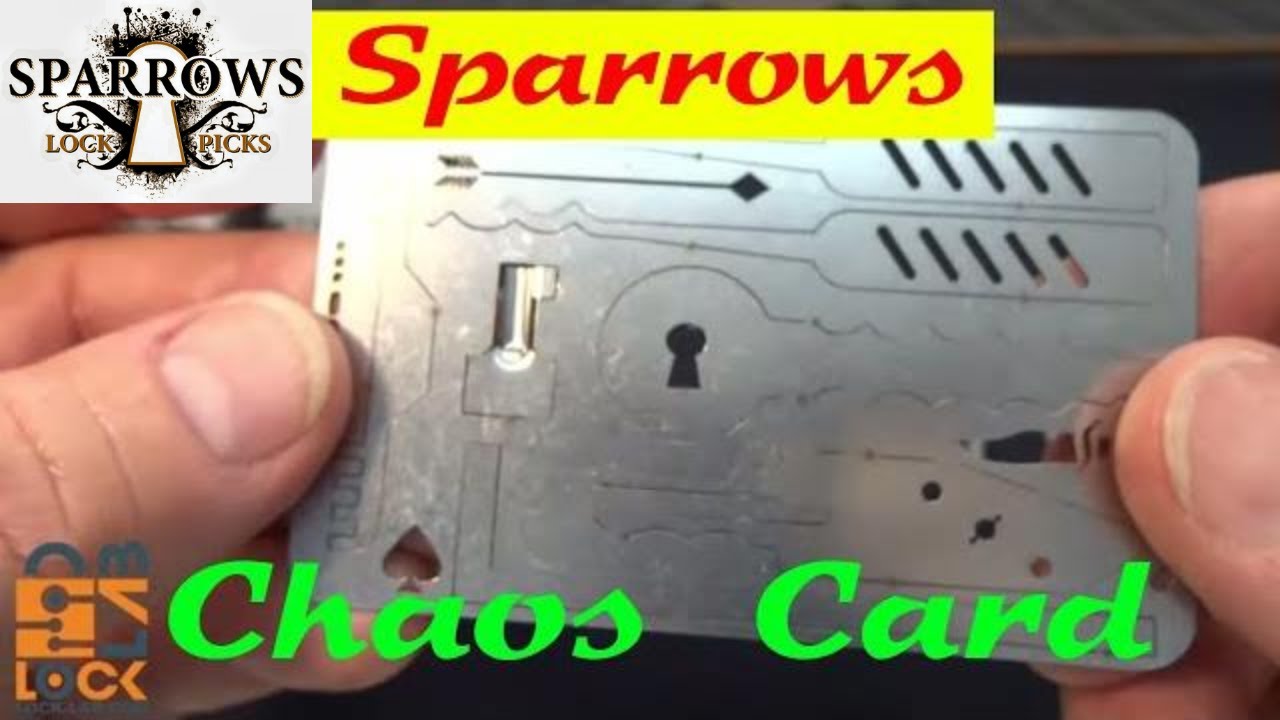 (912) Review: Sparrows Chaos Survival Card – BosnianBill's LockLab