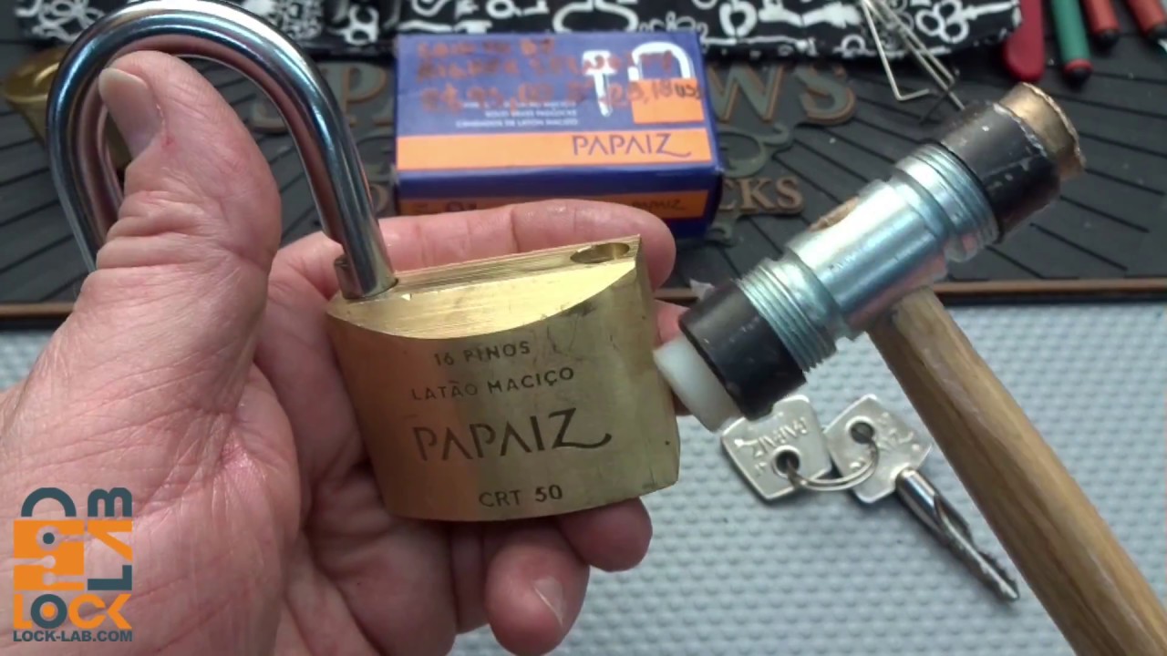 (940) Andre's Brazilian Papaiz Cross Padlock – BosnianBill's LockLab