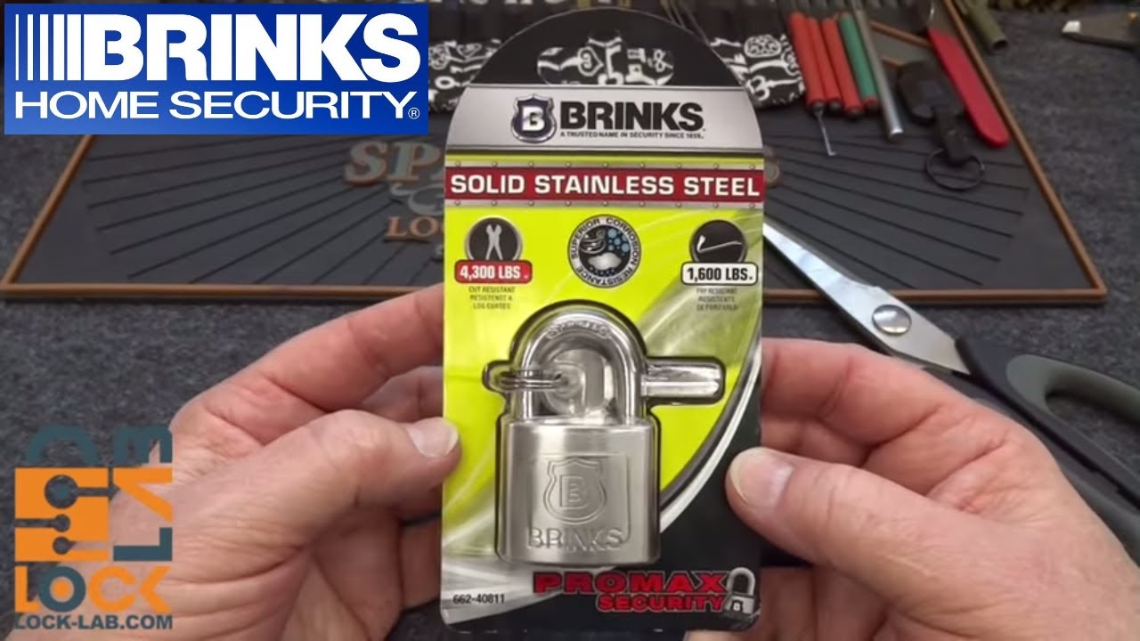 (997) Brinks Stainless Padlock – BosnianBill's LockLab