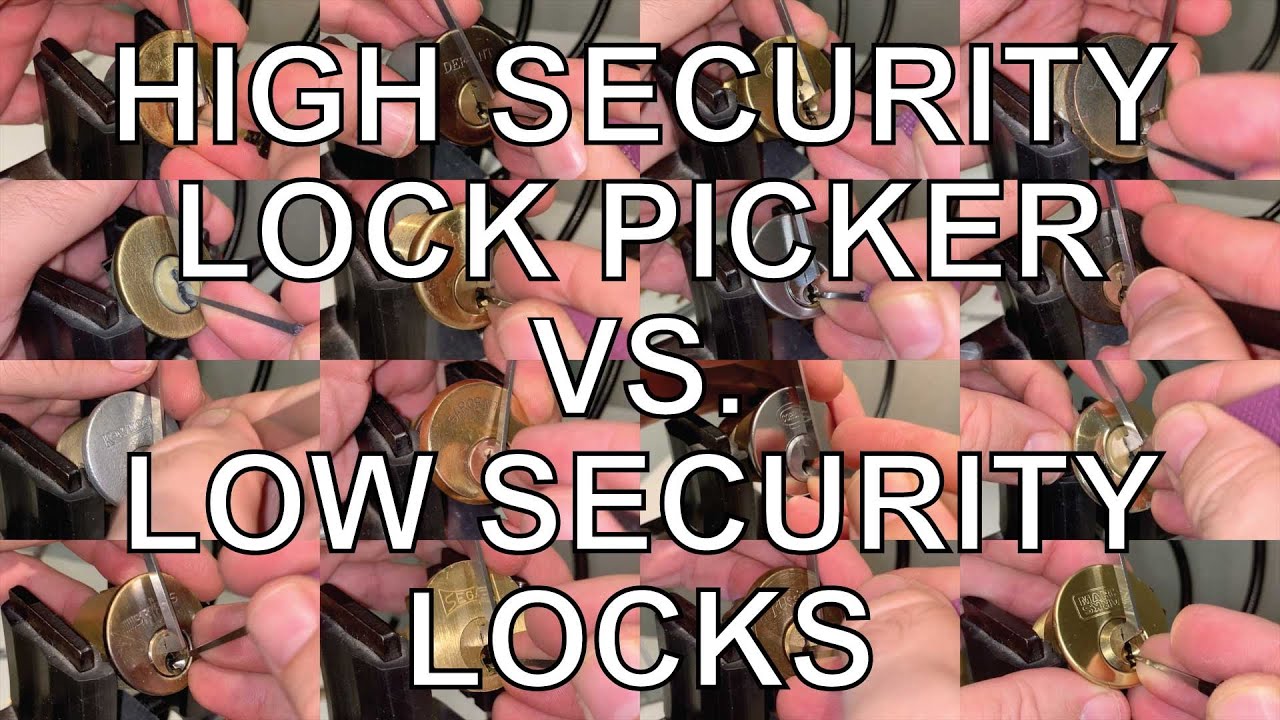 artichoke2000: (16) High security lock picker VS. low security locks – BosnianBill's LockLab