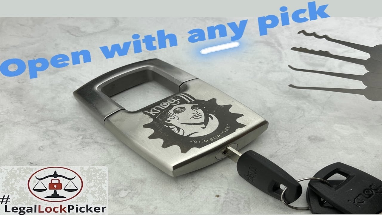 Legal Lock Picker: Knogg2 padlock opened with 3 different lock picks FAST – BosnianBill's LockLab