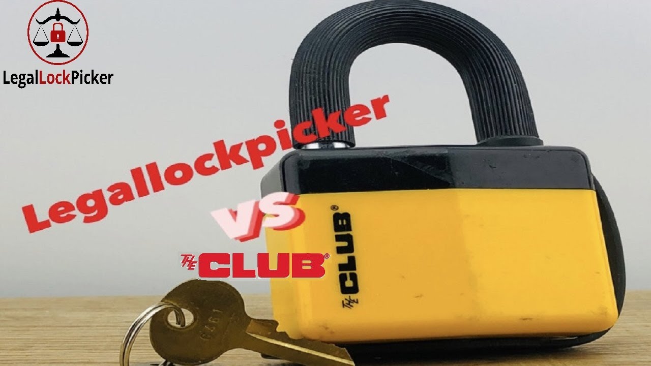 Legal Lock Picker: Legallockpicker takes on The Club padlock – BosnianBill's LockLab