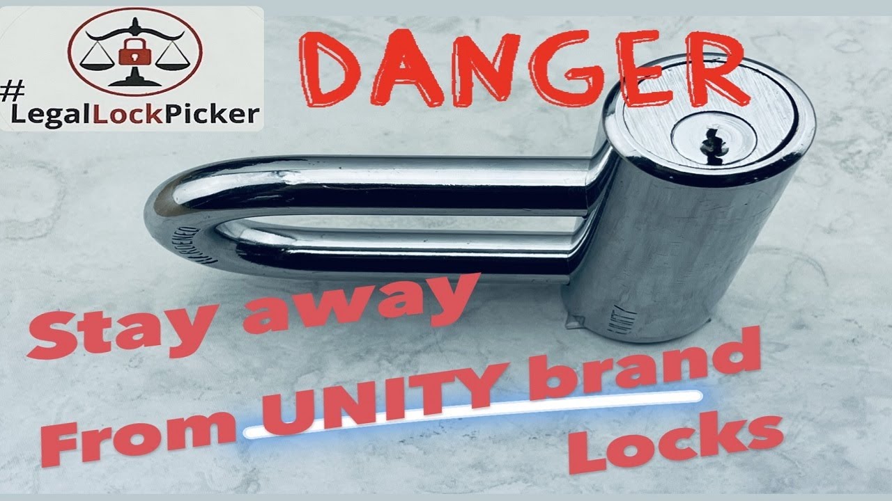 Legal Lock Picker: Unity lock picked, Good from far – far from good – BosnianBill's LockLab