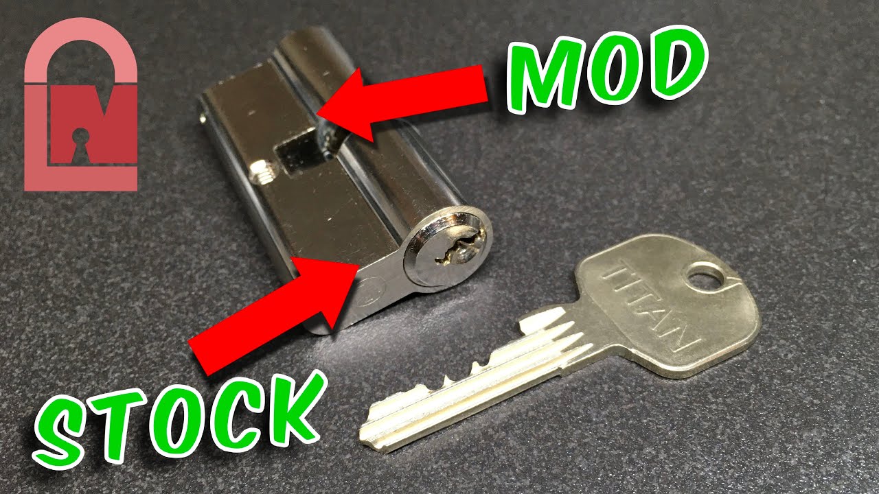 Lock Noob: Stock vs Mod Titan K6 Lock Double Pick and Gut – BosnianBill's LockLab