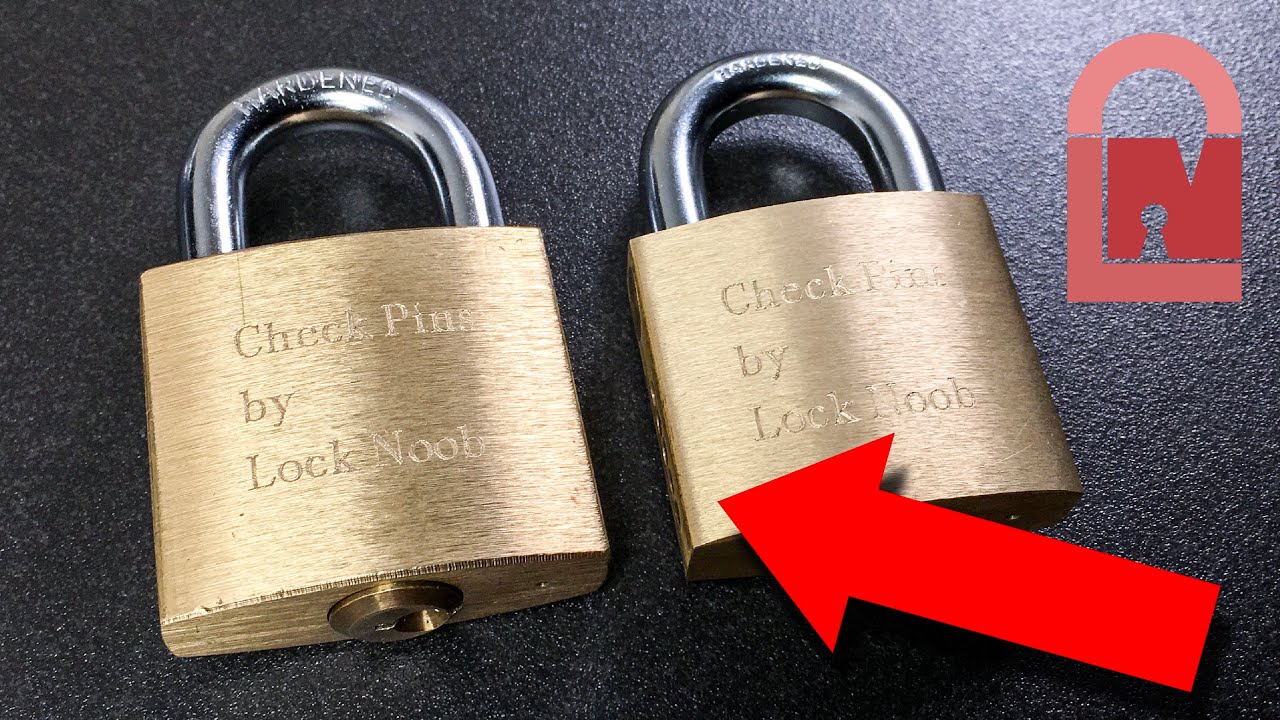 Lock Noob: Two Custom Check Pin Padlocks Picked – BosnianBill's LockLab