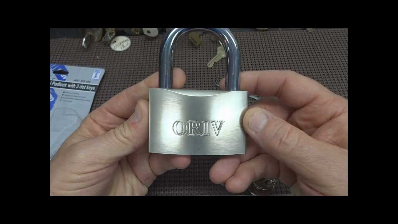 (143) ORIV 10-Pin Dimple Padlock SPP'd – BosnianBill's LockLab