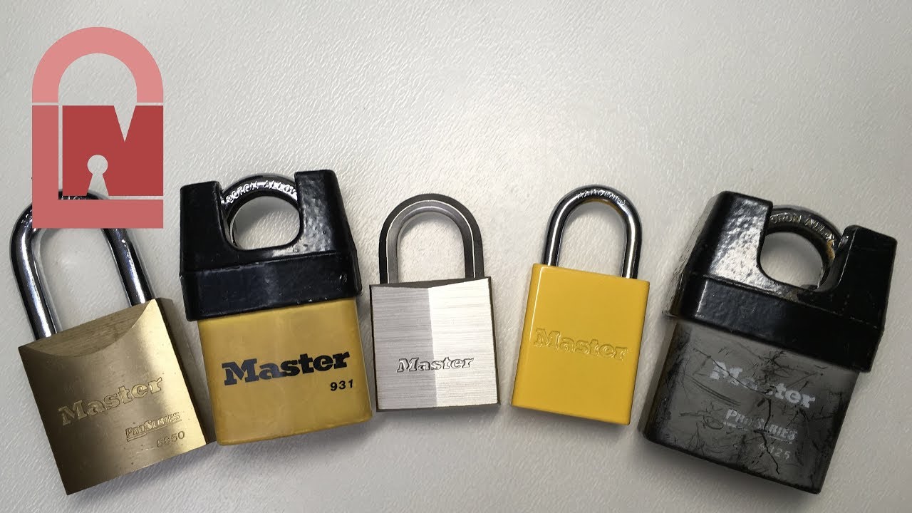 (272) Master Lock's BEST Locks – Give them a go!