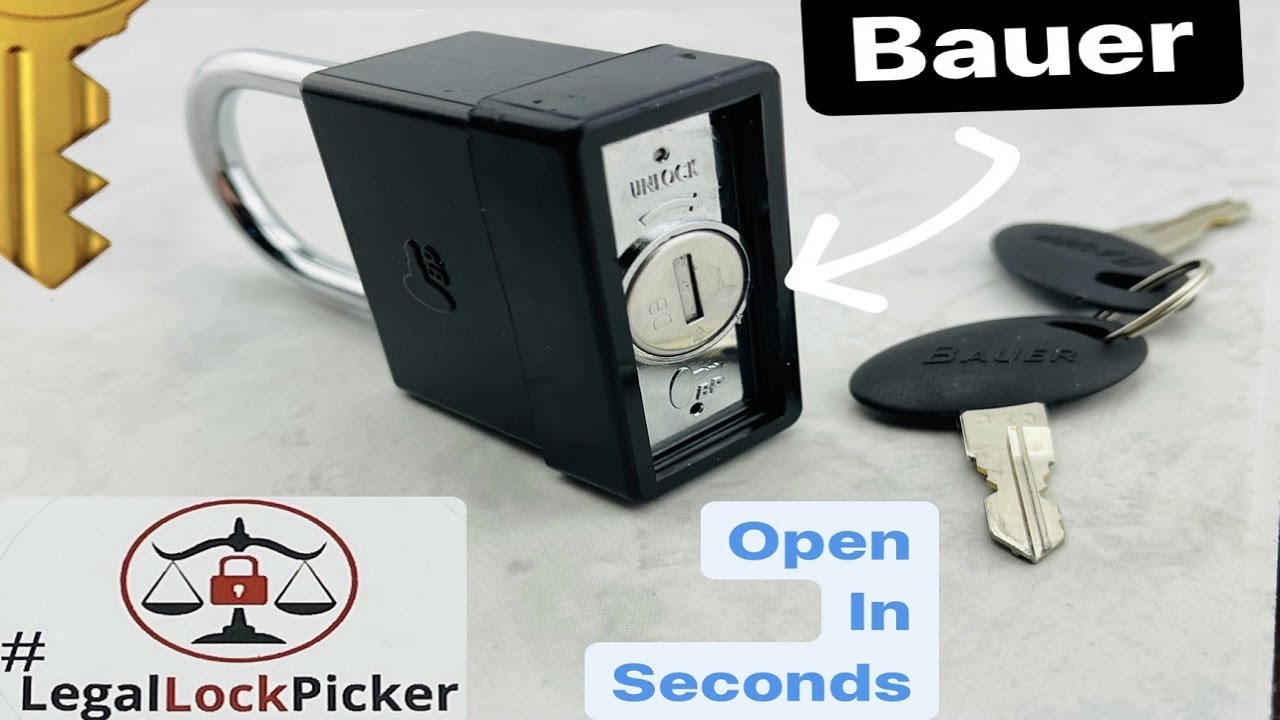 Bauer padlock picked in seconds