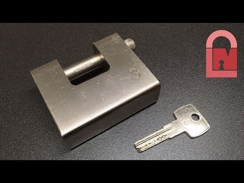 Industrial Dimple Shutter Lock Picked