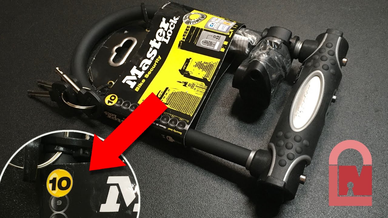 10/10 Security Master Lock Bike Lock Picked