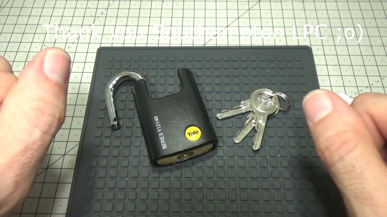 686 CANDADO YALE Y121/40 DE SOUTHAMPTOM LOCK PICKING CLUB SPP