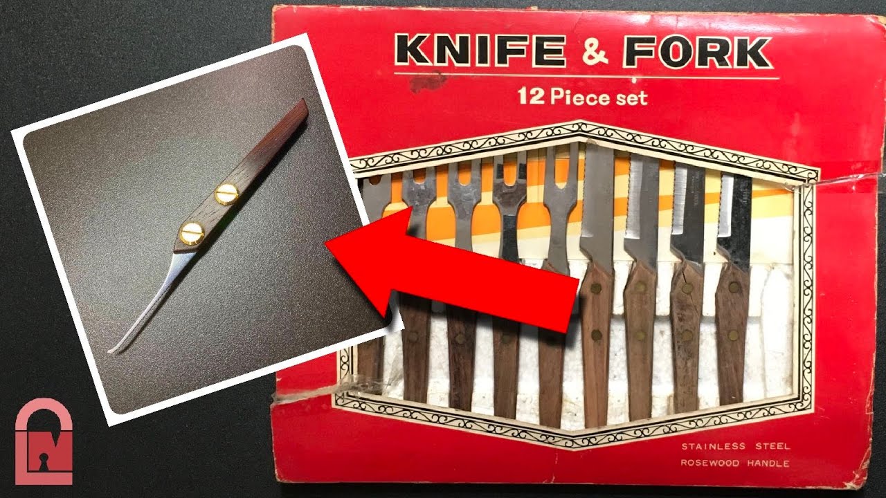Gorgeous Lock Pick Knife Mod