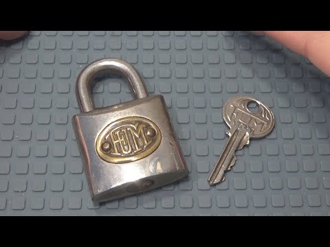 793 FANTÁSTICO CANDADO VINTAGE FUM FABRICADO EN MONDRAGÓN, GANZUADO sub