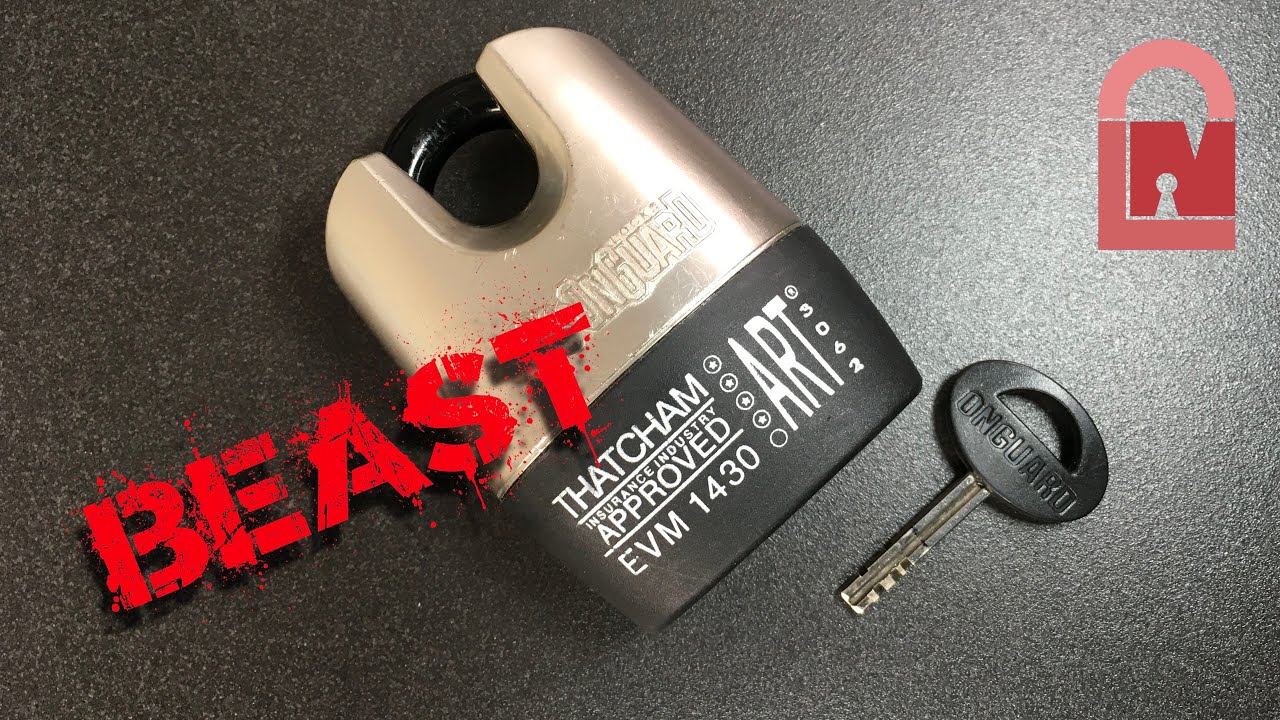 OnGuard ‘Beast’ Disc Padlock Picked