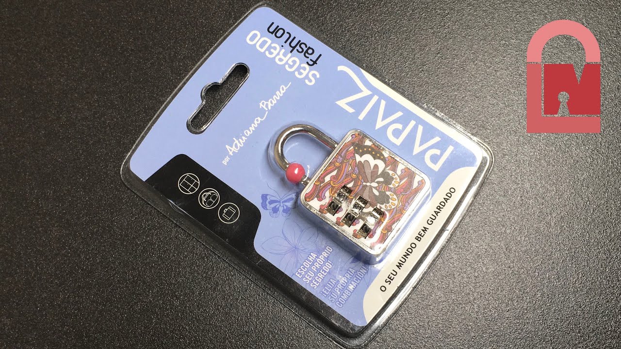 Papaiz Segredo Fashion Combination lock Out-of-the-Pack Decoding