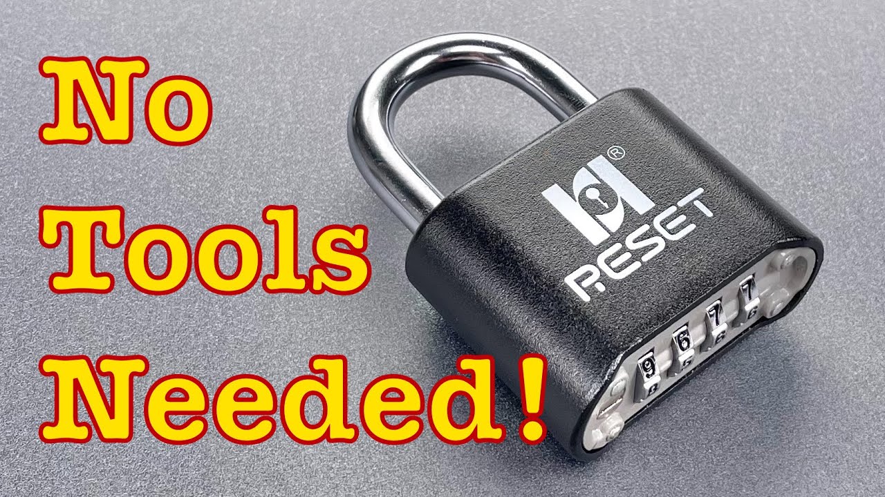 [1292] Lesson Don’t Copy Master Lock (Reset Combination Lock