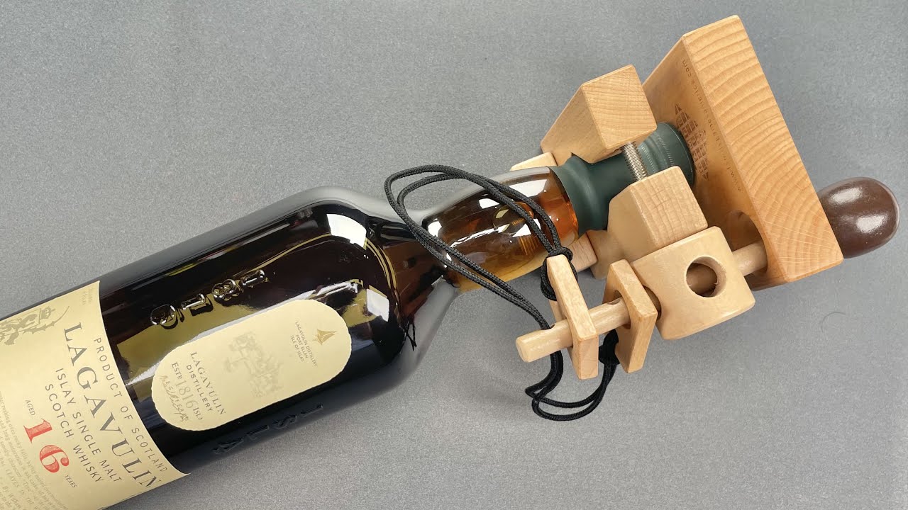 [1297] The Stakes Are High… And Tasty (Bottle Puzzle Lock)