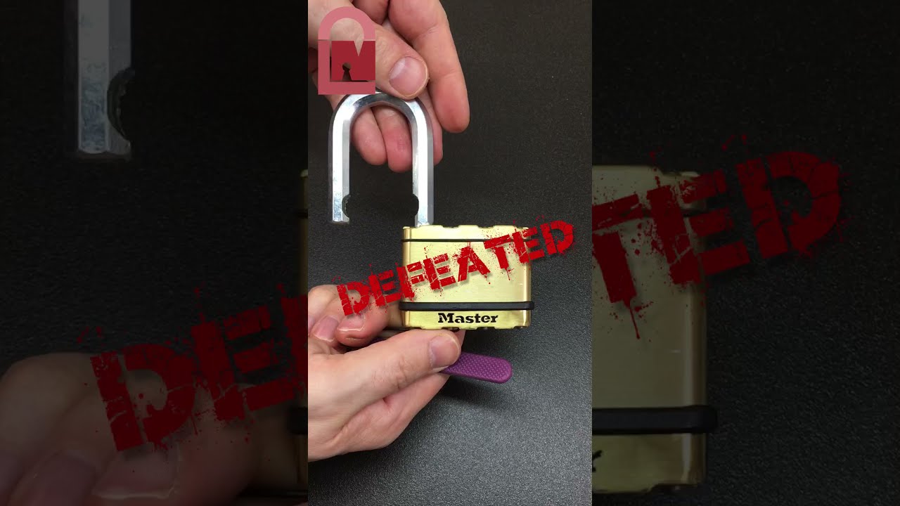 HIGHEST Security Master Lock Picked in 4 Seconds #Shorts