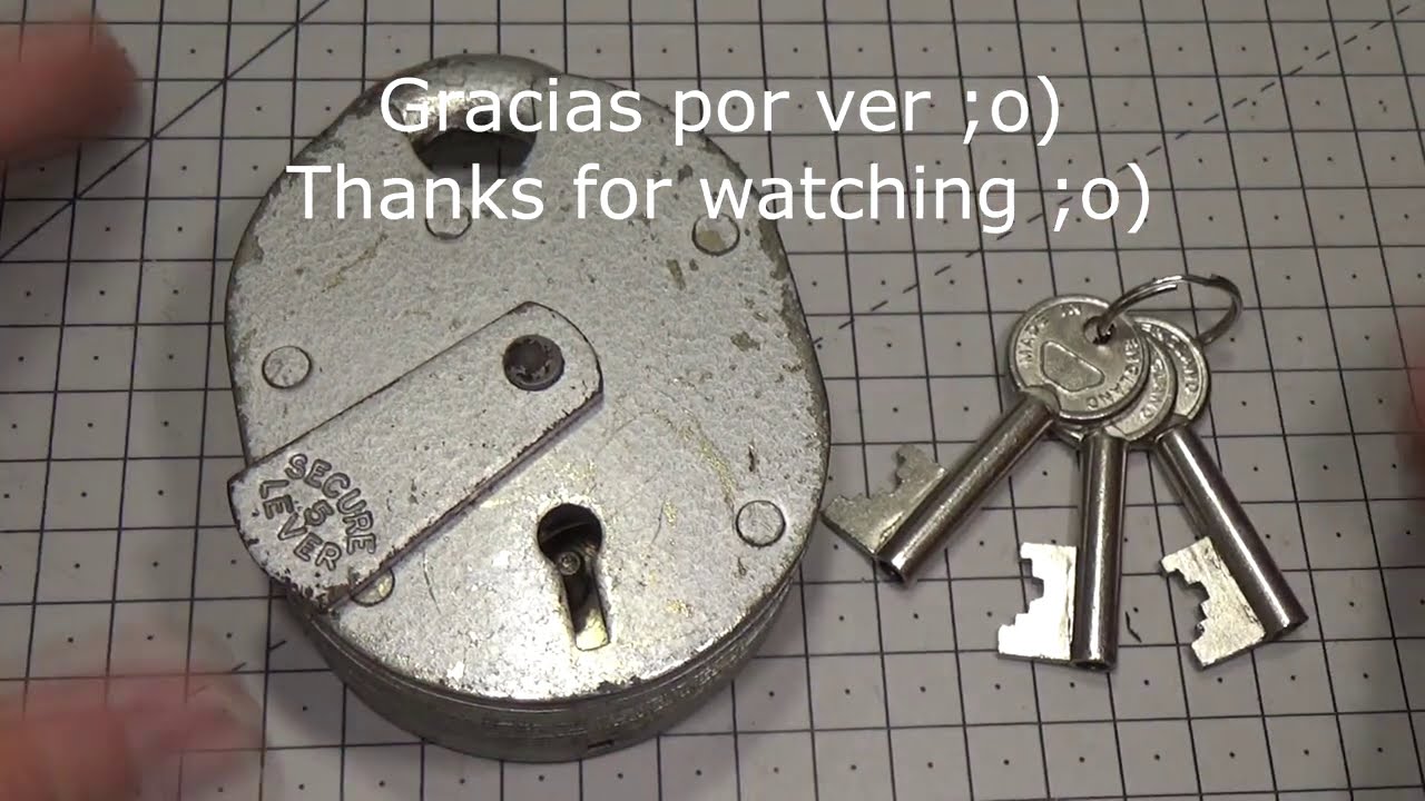 712 BONITO CANDADO DE 5 GORJAS, GANZUADO sub eng
