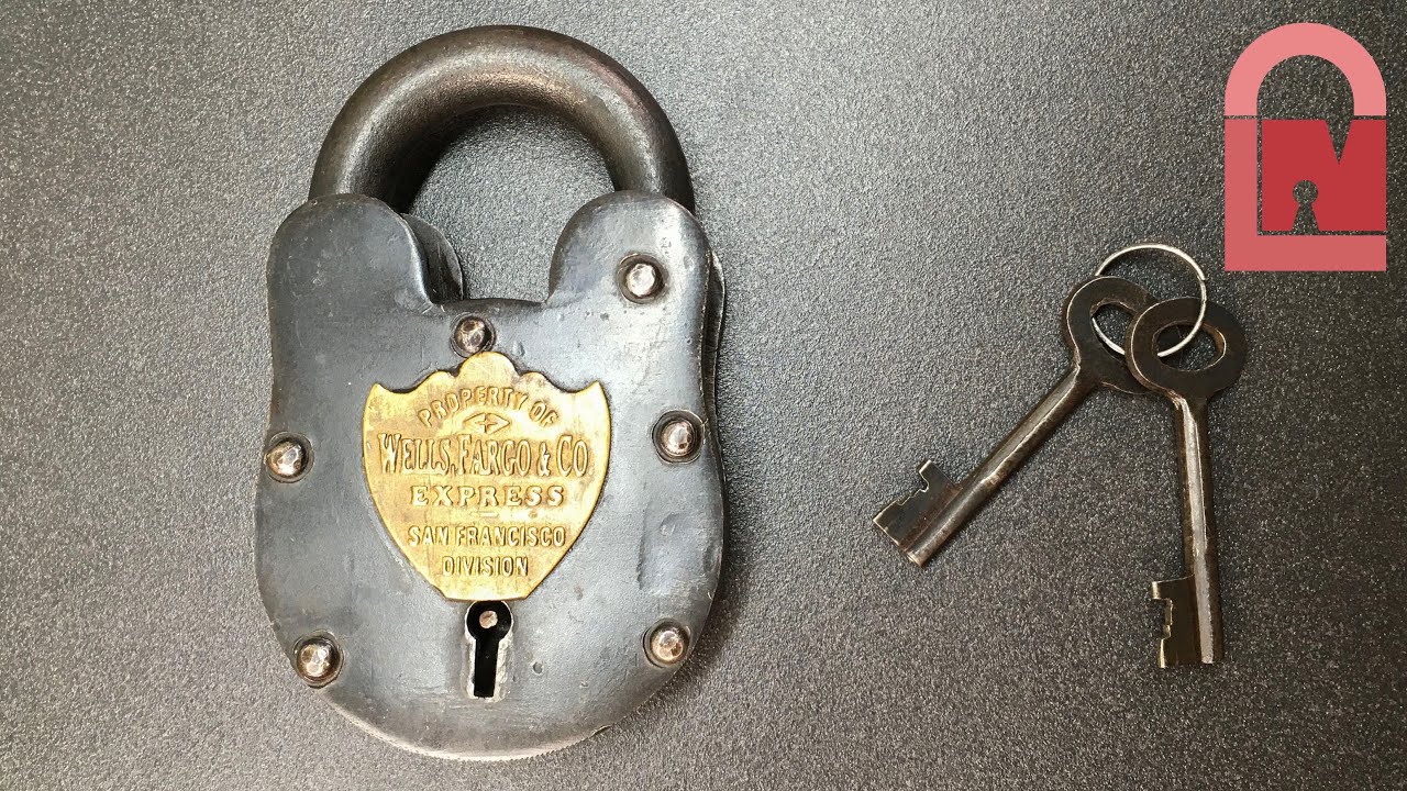 FAKE Wells Fargo & Co Lever Padlock Picked
