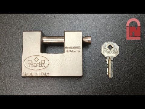 Chunky Italian Prefer Shutter Lock Picked