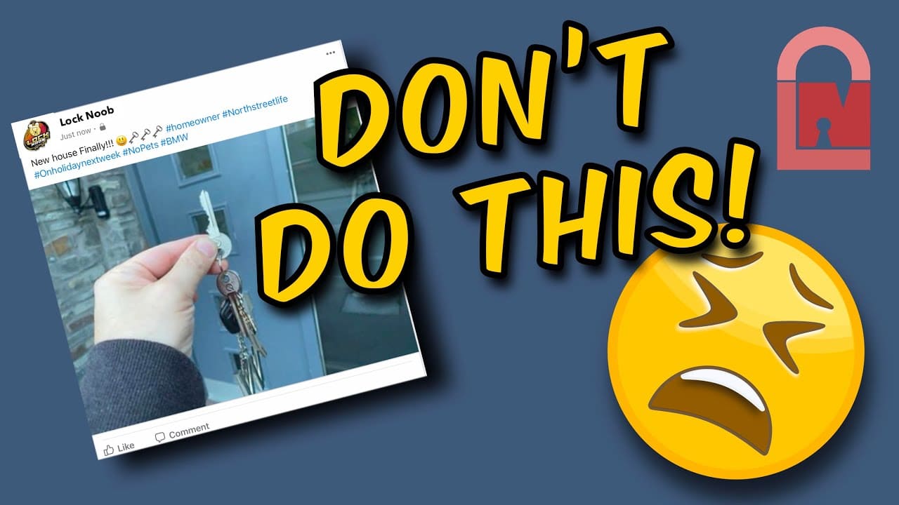Don’t Post Your Keys on Social Media