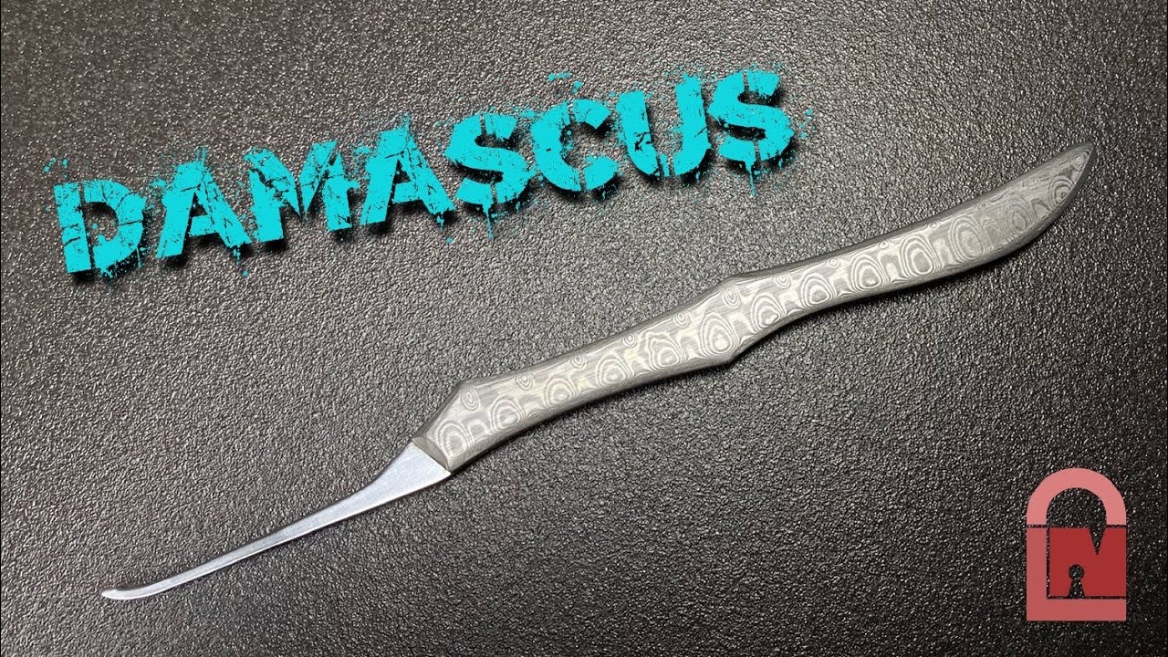I’ve ALWAYS Wanted to do this – Damascus Steel Lock