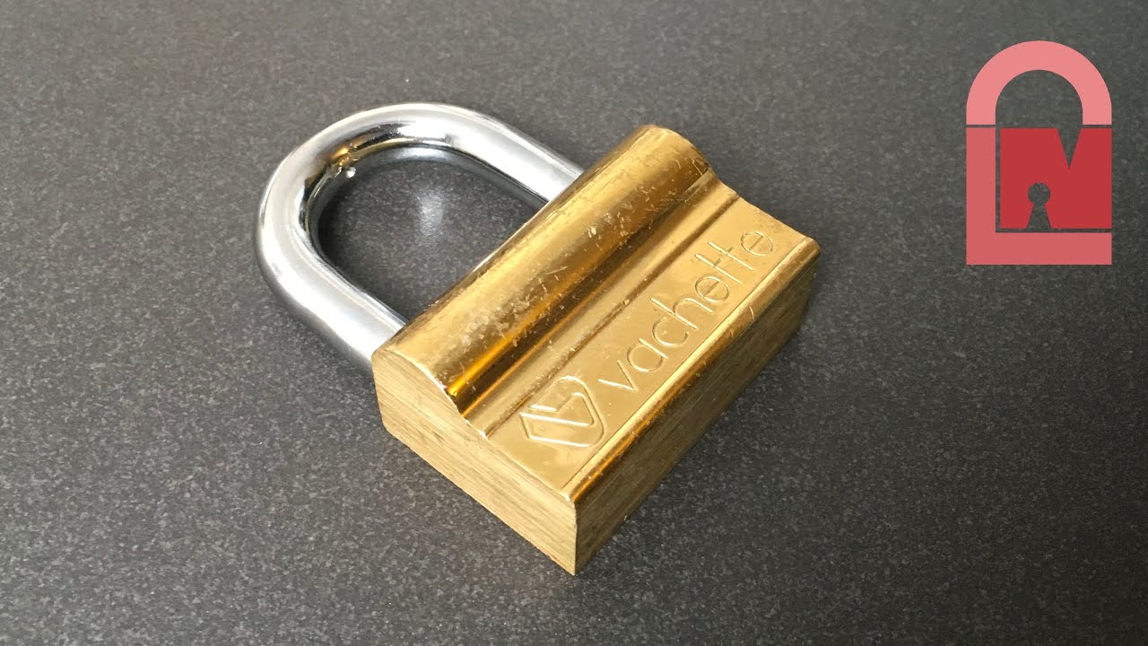 Vachette Ulysse 55 Padlock Picked