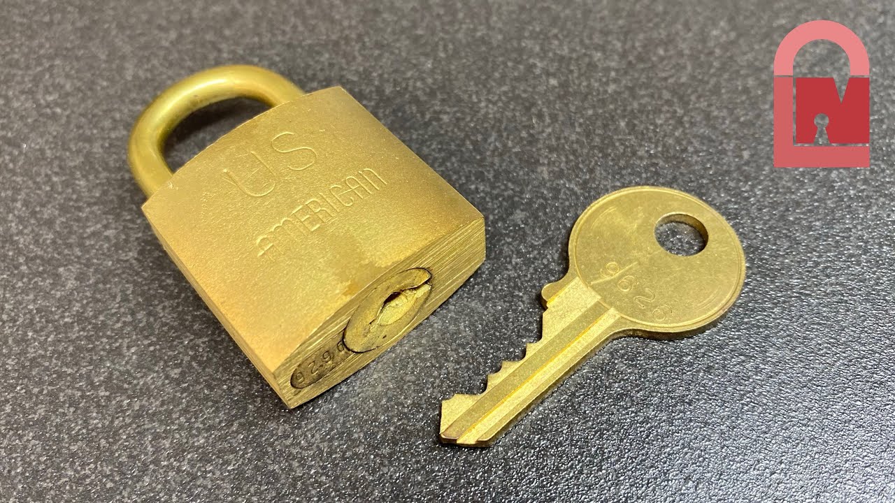 American USA Military Padlock Picked - BosnianBill's LockLab