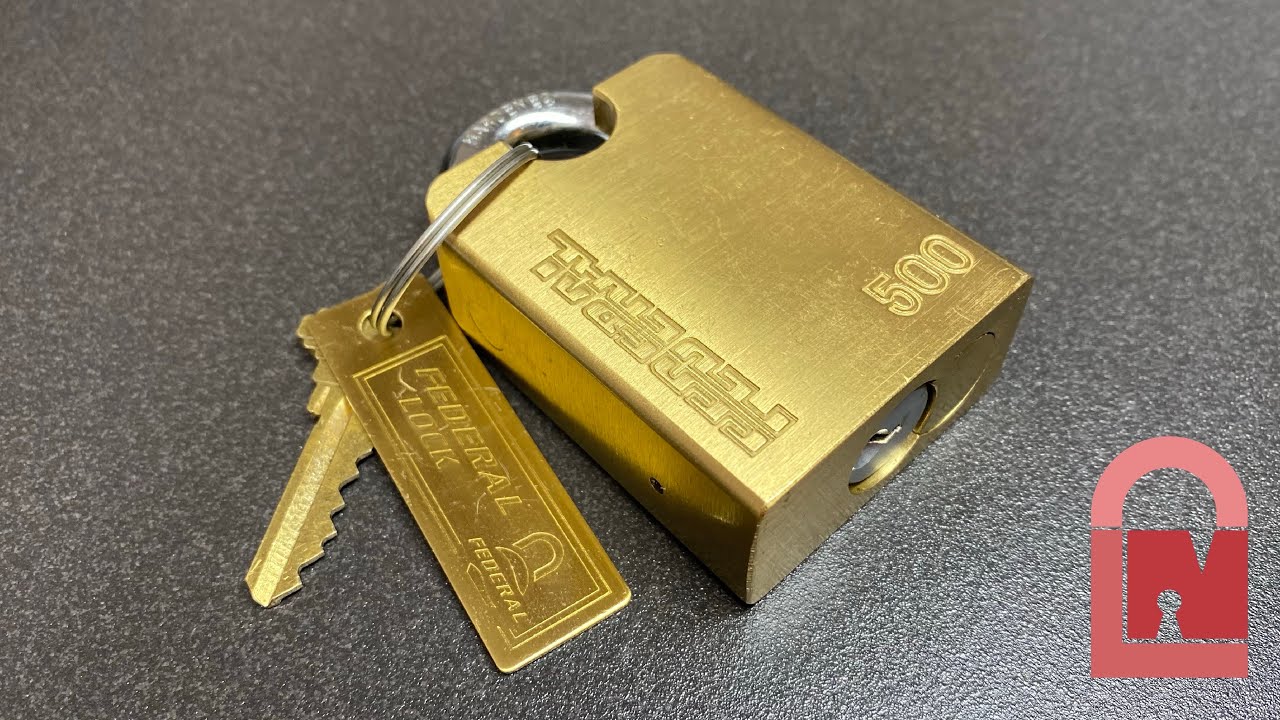 Back to Lockpicking Basics Federal 500 Padlock BosnianBill's LockLab