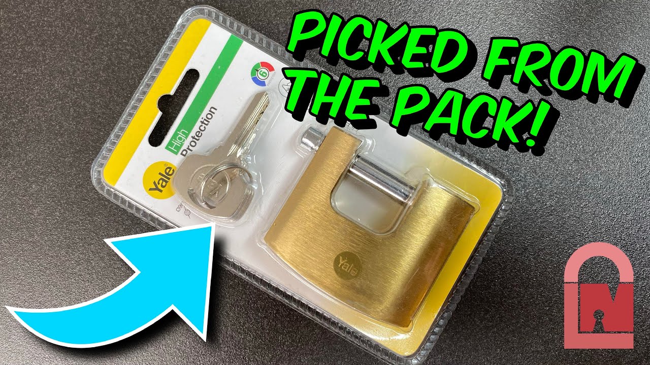 Yale Y114B/60 Padlock Picked out of the Pack BosnianBill's LockLab