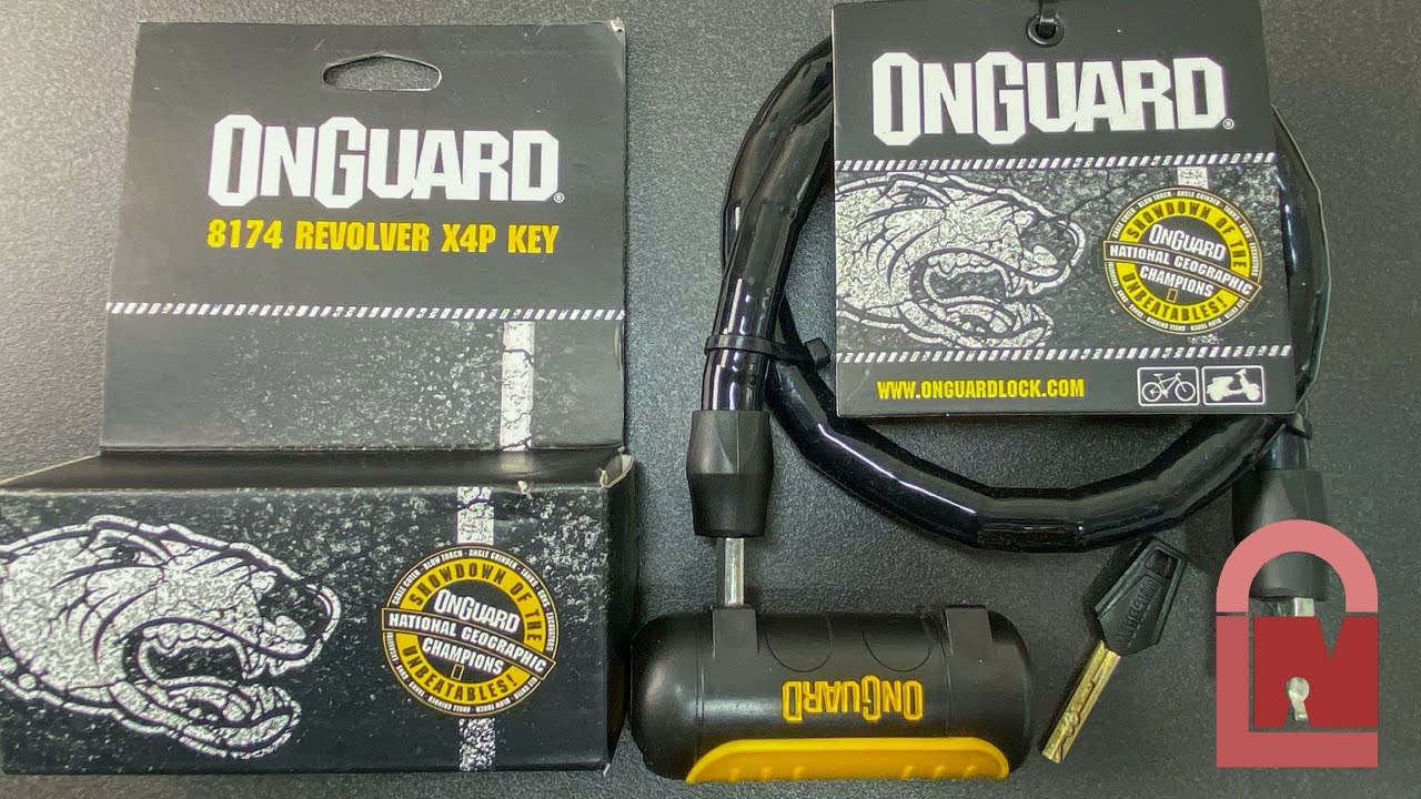 OnGuard Revolver Modular Bike Lock Picked BosnianBill's LockLab
