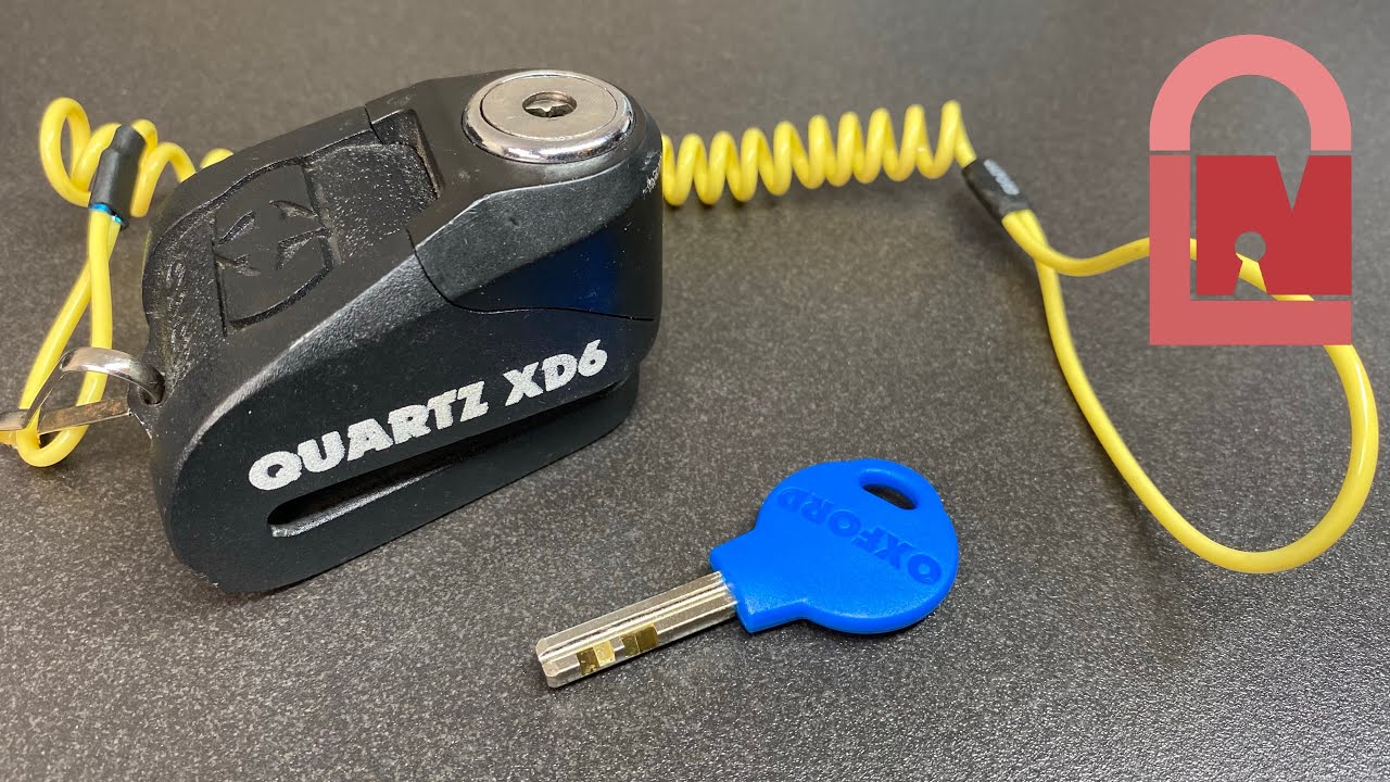 Oxford Quartz XD6 Motorbike Disc Lock Picked - BosnianBill's LockLab