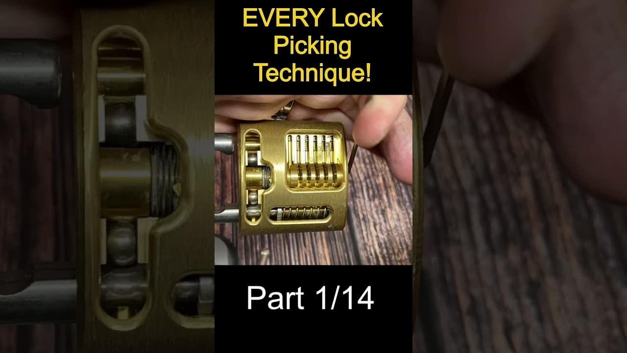 EVERY Way to Pick a Lock Part 1 #shorts - BosnianBill's LockLab