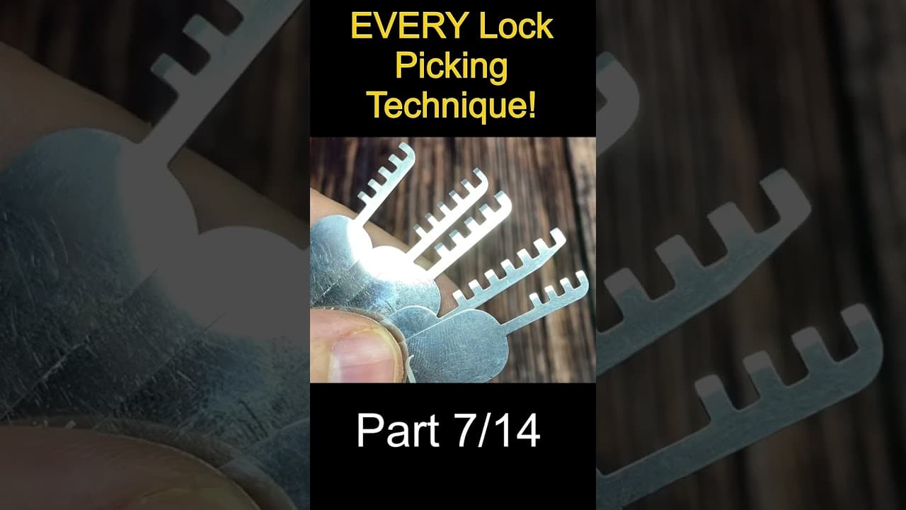 EVERY Way to Pick a Lock Part 7 #shorts